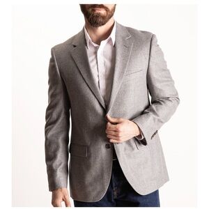 Thom Hudson Melbourne | Zito Lightweight Silk & Wool Sport Coat Granite | 42L